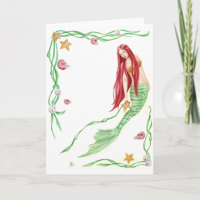 Carte Yule Tide salue par Deanna Bach Art (Devant)