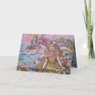 Carte yumi sugai angels, joyeux anniversaire.