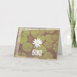 Carte Zen Birthday Card