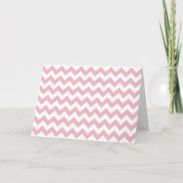 Carte Zigzag rose, Chevron rose, Motif géométrique