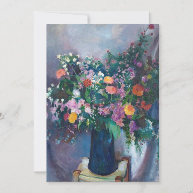 Carte Zinnias et Asters | Arthur Beecher Carles (Devant)