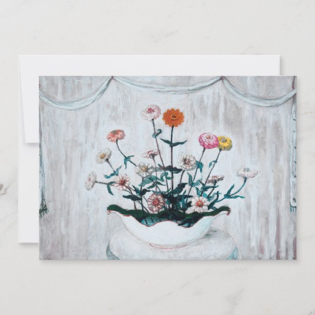 Carte Zinnias | Florine Stettheimer (Devant)