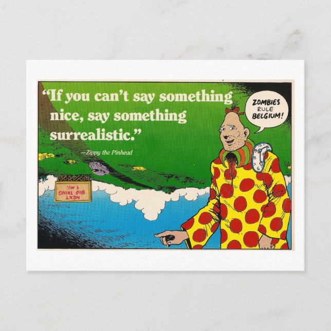 Carte Zippy Surréaliste (Devant)