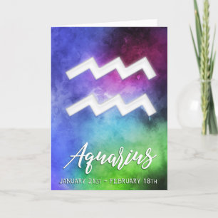 Carte Zodiac : Dates Aquarius