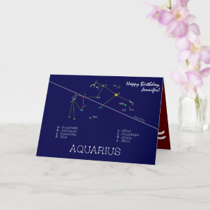 Carte Zodiaque Aquarius