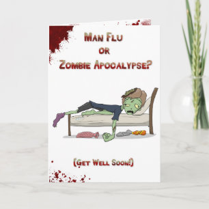 Carte Zombi de grippe d'homme
