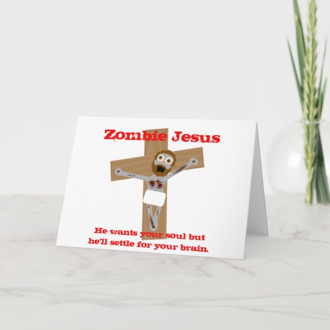 Carte Zombi Jésus (Devant)