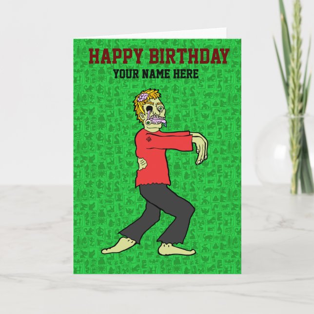 Carte Zombie - Livre des monstres (Devant)