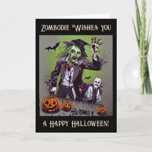 Carte Zombody vous souhaite une joyeuse Halloween