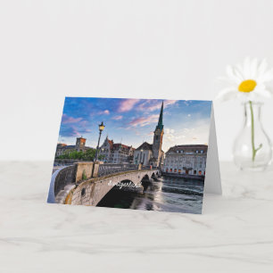 Carte Zurich, Suisse
