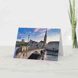 Carte Zurich, Suisse