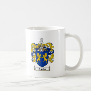 CARTER-FAMILIENWAPPEN - CARTER-WAPPEN KAFFEETASSE
