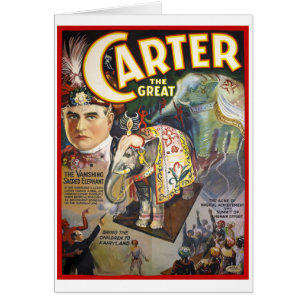 Carter la grande affiche vintage reconstituée de