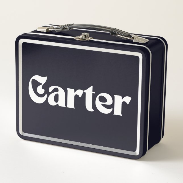 Carter Metall Brotdose (Vorderseite)