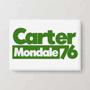 Carter Mondale 1976 Retro-Politik Button