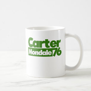 Carter Mondale 1976 Retro-Politik Kaffeetasse