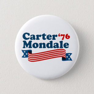 Carter Mondale '76 Retro-Wahl Button