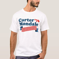 Carter Mondale Vintag-Demokratische 70er-Wahl