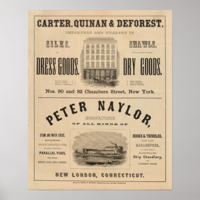 Carter, Quinan und Deforest Peter Naylor Poster (Vorne)