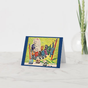 Carter’s Ink ad mama cat and kittens der 40er Jahr