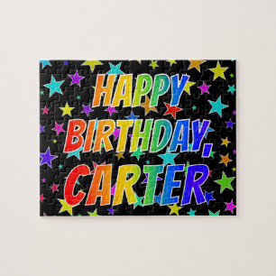 "CARTER" Vorname, Spaß "GLÜCKLICHER BIRTHTAG"