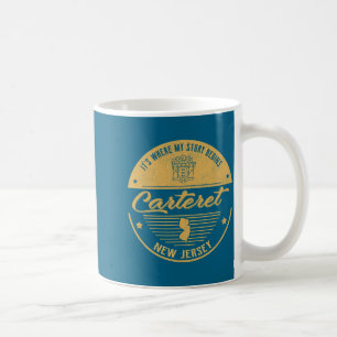 Carteret New Jersey Hier beginnt meine Geschichte Kaffeetasse