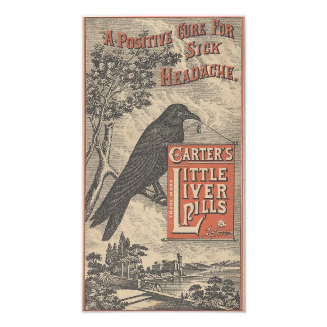 Carter's Little Liver Pills Ephemera Photo Imprime (Devant)
