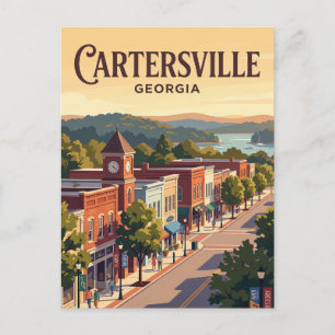Cartersville, Georgia Postkarte