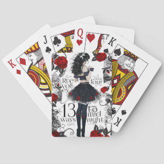 Cartes 13 manières au minuit (cartes de jeu de livre #4)
