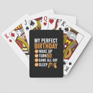 Cartes 60ème Tour 60 Mon Anniversaire Parfait De Jeu