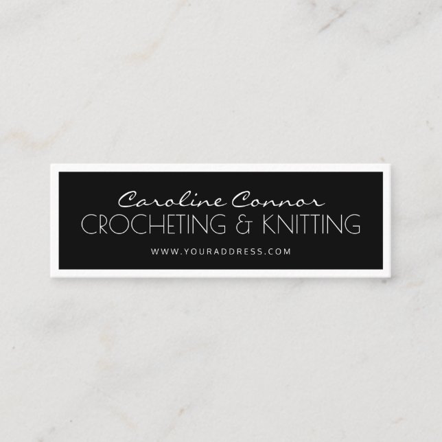 Cartes à carreaux noir et blanc Tricot (Devant)