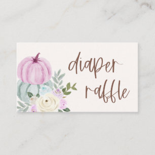 Cartes à carreaux Pastel Citrouille Floral
