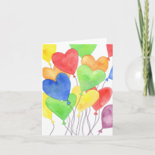 Cartes à coeurs - Carte de vœux