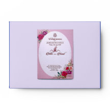 Cartes à Faire-part de mariage rose floral
