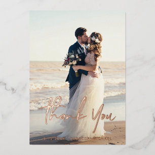 Cartes à huile Mariage Merci avec enveloppe