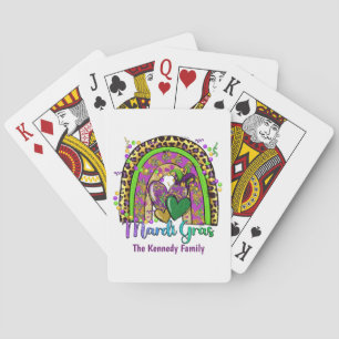 Cartes à jouer arc-en-ciel Mardi Gras