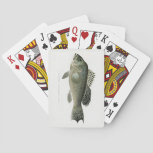 Cartes à jouer au Bar Poisson