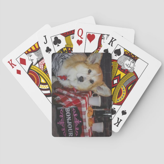 Cartes à jouer au corgi (dos)