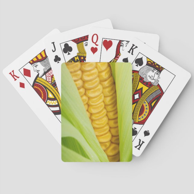 Cartes à jouer au maïs frais (dos)
