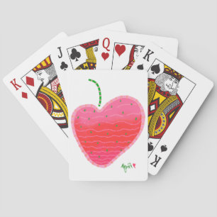 Cartes à jouer aux fraises