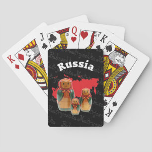Cartes à jouer Babuschka Matrjoschka Matryoshka