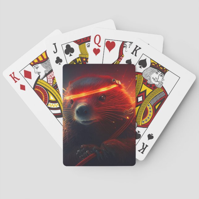 Cartes à jouer Beaver (dos)