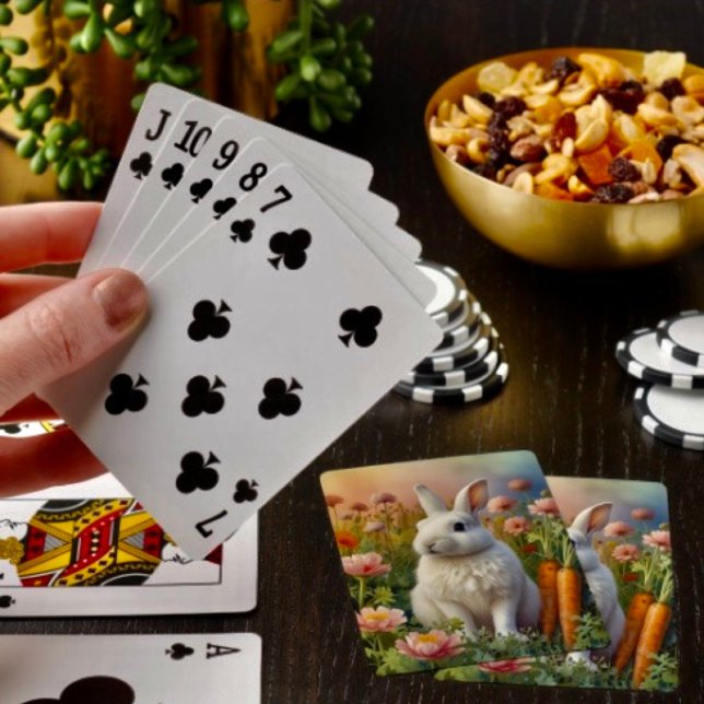 Cartes à jouer Blossom Bunny & Carrot Patch  (Créateur téléchargé)