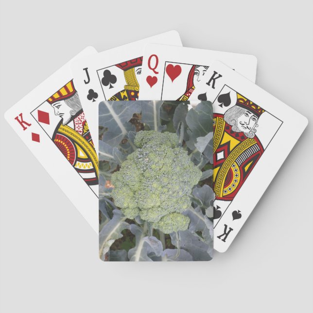Cartes à jouer Broccoli (dos)