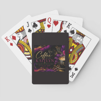 Cartes à jouer Café avec Kaitlyn