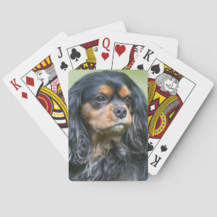 Cartes à jouer Cavalier King Charles Spaniel noir