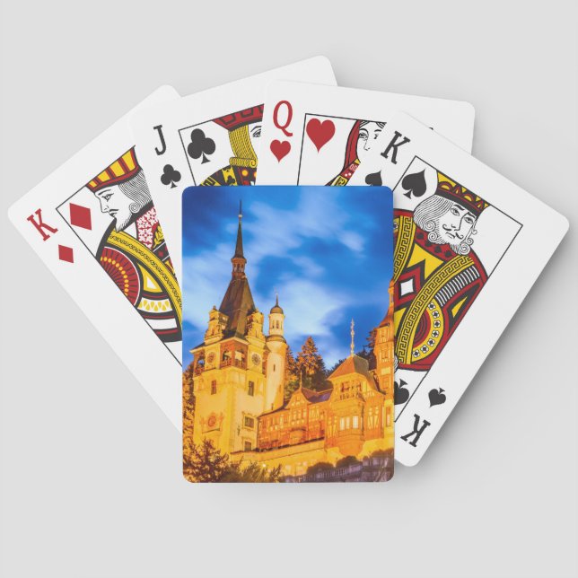 Cartes à jouer Château Peles Sinaia (dos)