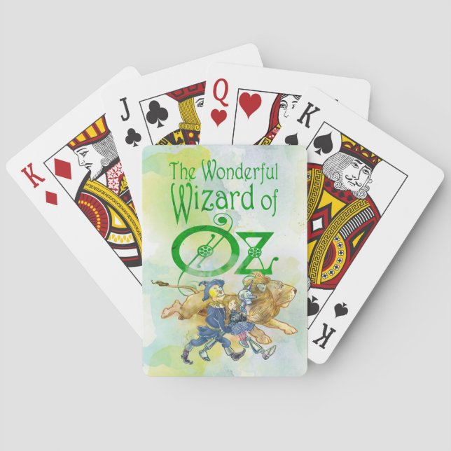 Cartes à jouer Classique du Magicien d'Oz (dos)
