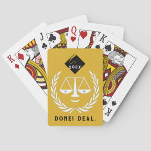 Cartes à jouer classiques pour la remise des diplô