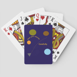 Cartes à jouer classiques "Tracez votre itinéraire